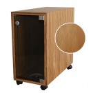 Computer Schutzgehäuse mit Echtholz Eiche Furnier Computer max. BxTxH 200x500x500mm ohne Stecker