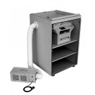 Ozon-Schutzschrank für Laserdrucker 530mm breit und 1300mm hoch