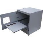 Beheizbarer Druckerschrank ETITHERM für Etikettendrucker inkl. Staubschutz