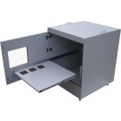 Beheizbarer Druckerschrank ETITHERM für Etikettendrucker inkl. Staubschutz